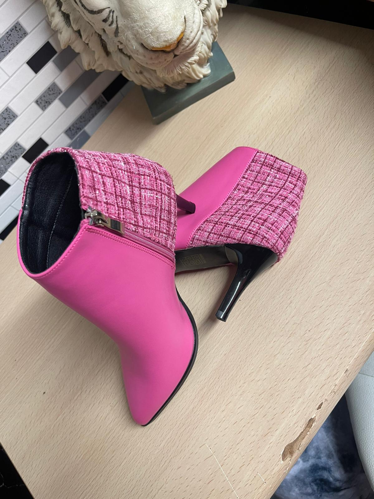 Pink Ankle Boot - Image 2